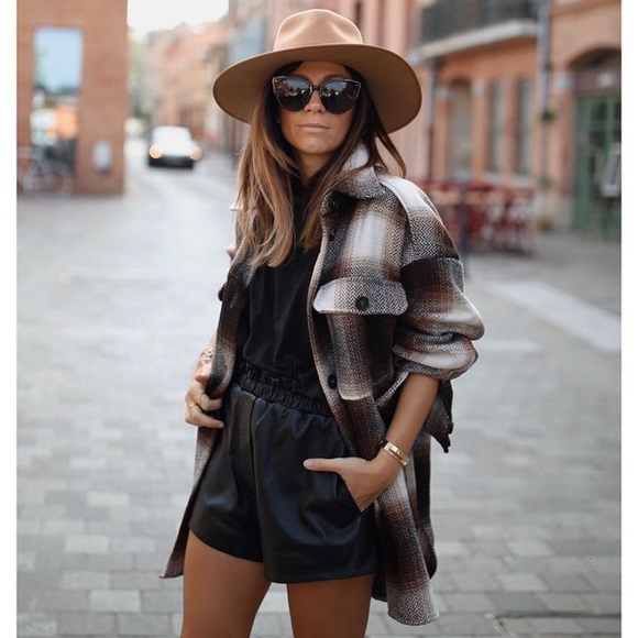 GORGEOUS H&M NWT Weaved Herringbone Shirt Jacket - Picture 1 of 10